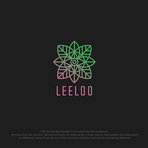 Winning Logo for LeeLoo Cannabinoid products that aim towards females mostly