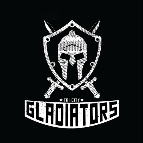 Gladiator Gym Logo - Rough and Tough Logo for web and print.