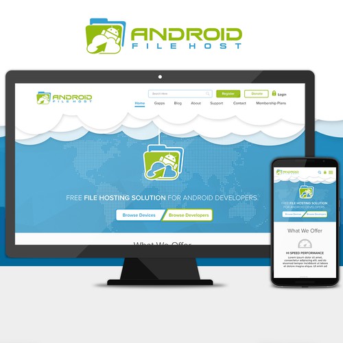Android file Hosting Application