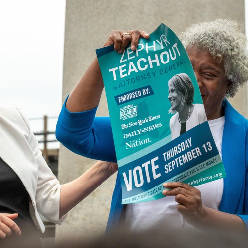 Zephyr Teachout for Attorney General Poster
