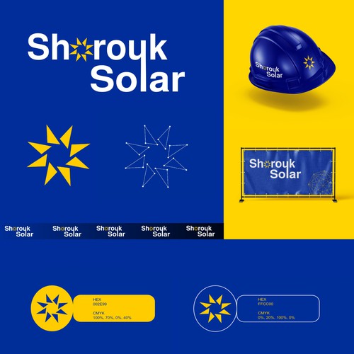 Designing a logo and visual Identity for a solar energy company