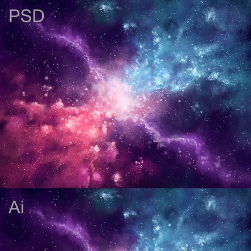 Stellar Galaxy Background
