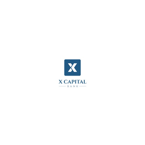 X Capital Bank Logo Design 