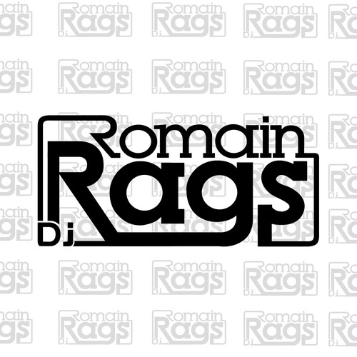 DJ Romain Rags Logo Design Concept