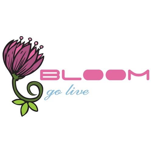 Fun Floral colorful logo!!