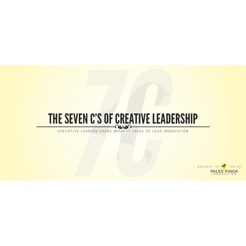 The Seven C's of Creative Leadership - Design our social media title image.