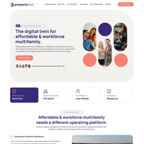 Prop Tech Website Design