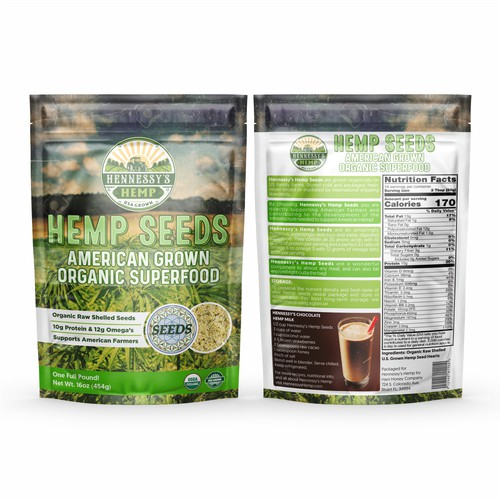 Hemp Seeds Pouch