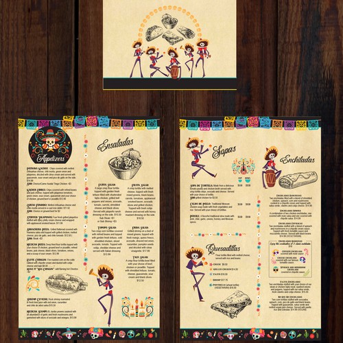 Mexican restaurant Menu