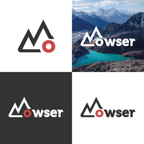 Mowser - Hiker Logo