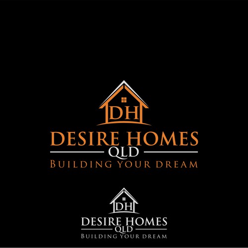 Create an eye catching and meaningful logo for Desire Homes Qld