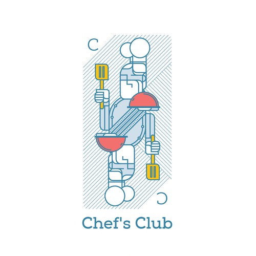 Logo design for chefs club