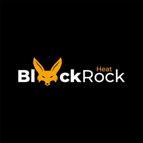 bold fox logo for Black Rock Heat