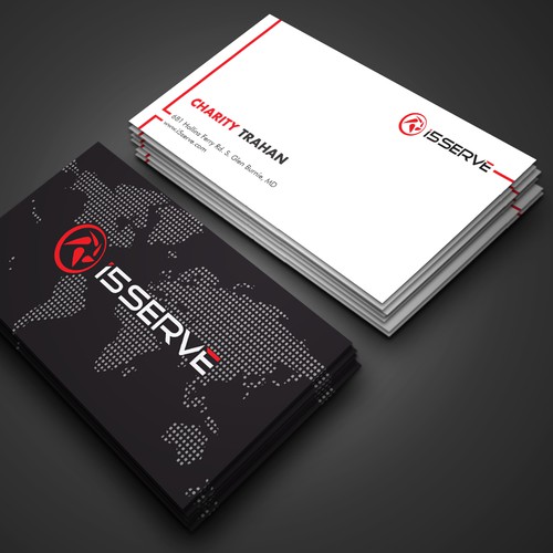 Business Card design for i5serve