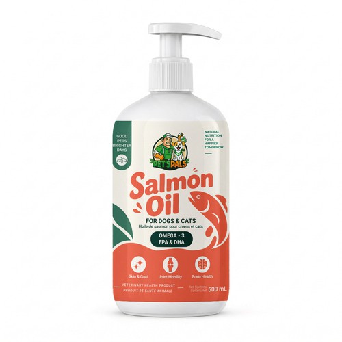 Modern label design for veterinary food for cats and dogs