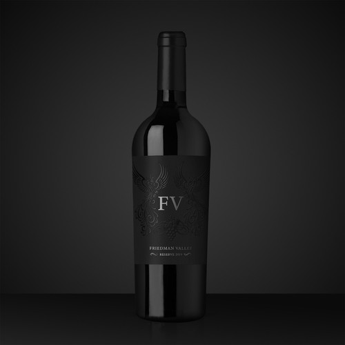 Reserved wine label
