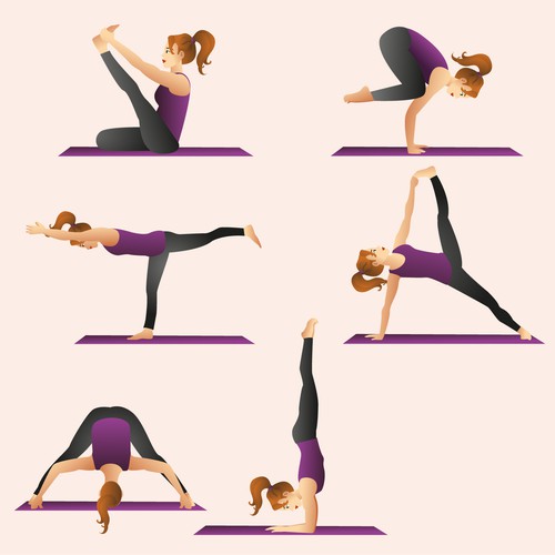 Yoga Studio needs a beautiful (and flexible) Mascot