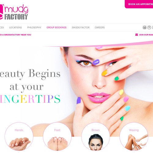 Website For Cosmetics Company