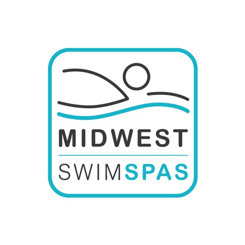 Minimal Logo for MidWest SwimSpas