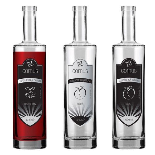 Re-Design Bottle Label for Premium Fruit Brandy