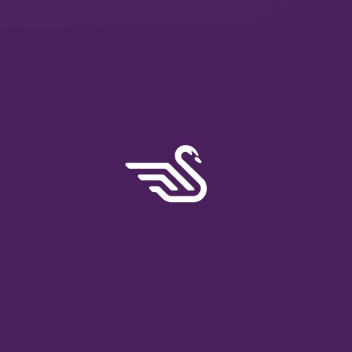 Amazing swan logo design