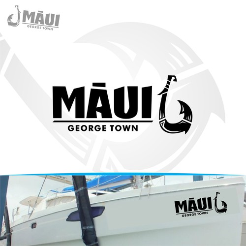 Boat logo and name