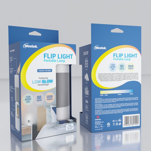 Packaging design for portable home accent light