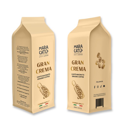 Coffee packaging design