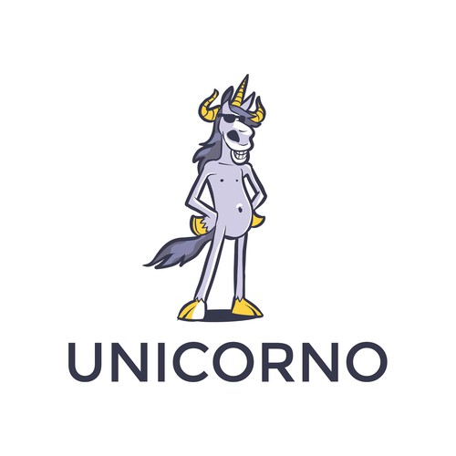 characters logo Unicorno