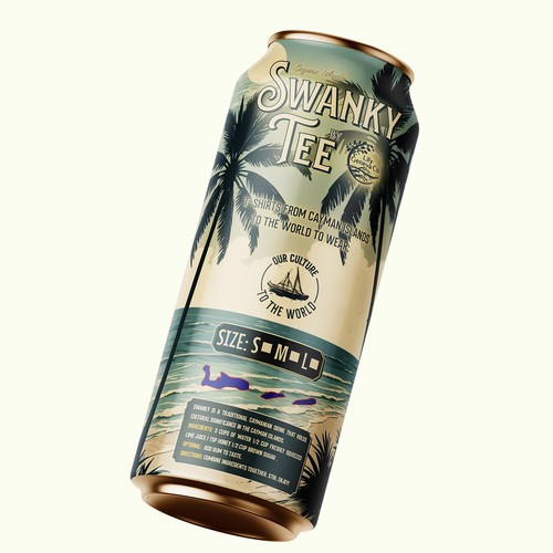 A packaging For Swanky Tee | A Traditional Cayman Islands Drink