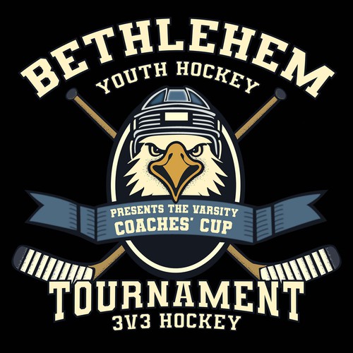 Bethlehem Youth Hockey Tournament Logo Design