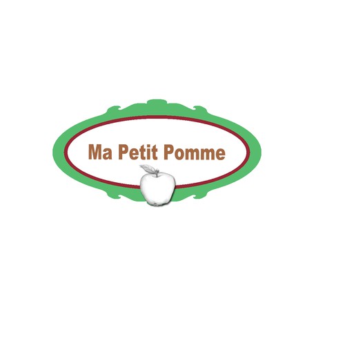Un logo pour "Ma petite pomme" ! Un site marchand de produits respecteux pour bébé, enfants...