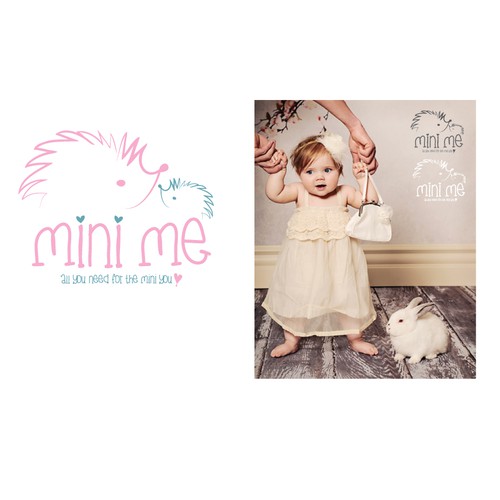 Create a cute logo for our "Mini Me" kids boutique