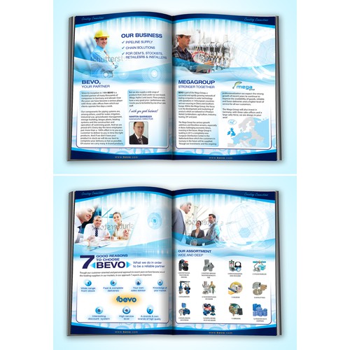 We want to challenge you in creating a new catalog cover + 4 inside pages !