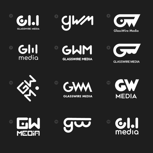 Glasswire Media Logo Development