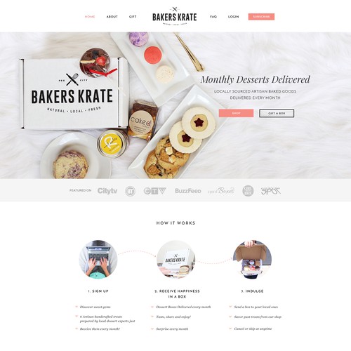 Web Design for a Delicious Online Bake Shop