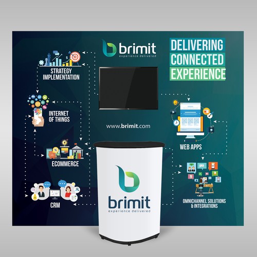 Brimit Trade Show Backdrop