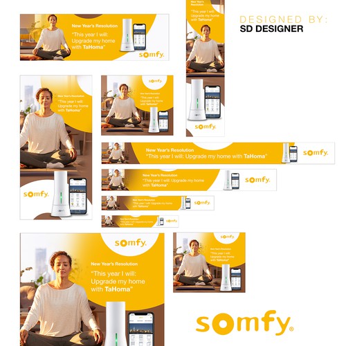 Somfy Google Display Ads Designs