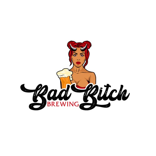Bold logo for for brewery
