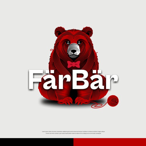 FarBar Bear logo design