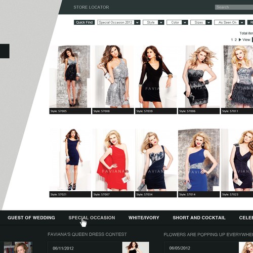 Design A Fashion Website For An Esteemed Dress Maker
