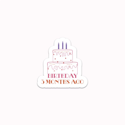 birthday logo design