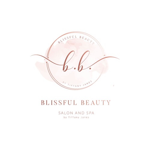 Feminine logo for new beauty salon - Blissful Beauty by Tiffany Janes