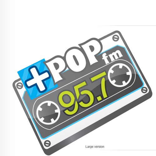 Online radio company logo design