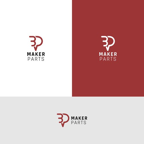 Logo Concept for 3D Maker Parts