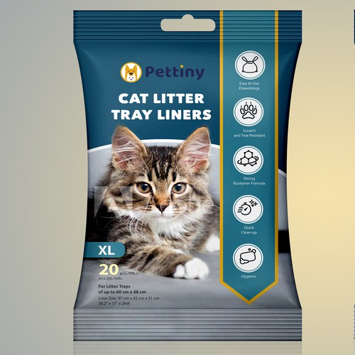 Cat Litter Tray Liners Packaging