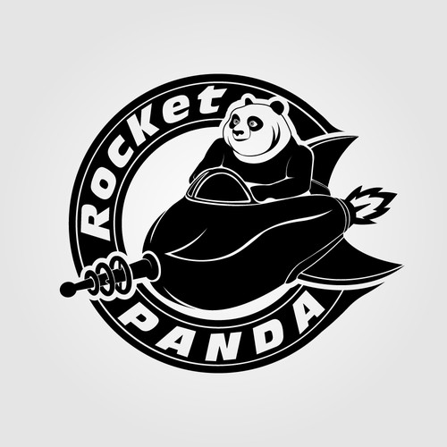 Powerful Sports Team Logo - Rocket Panda