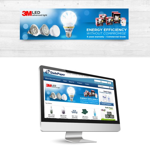banner design for LED lighting