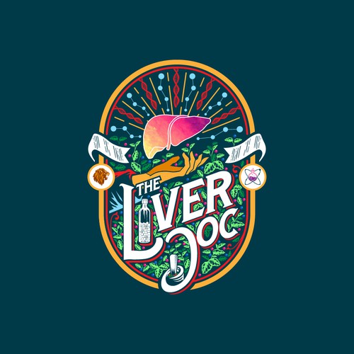 Classic logo for a Liver Doctor