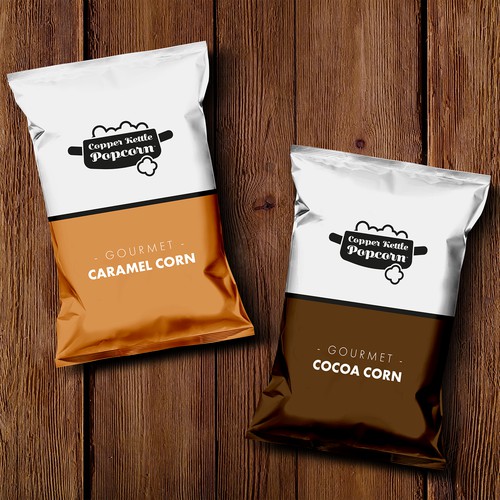 Logo for Caramel popcorn Company